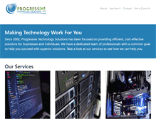 Tablet Screenshot of pro-tech-solutions.com